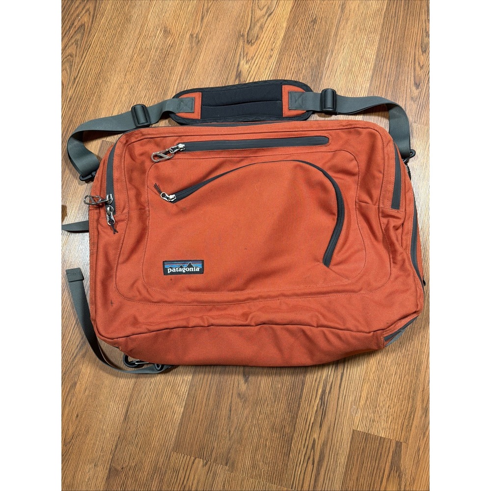 Patagonia Vintage MLC Travel Bag 45L Orange Backpack Crossover Carry on Luggage